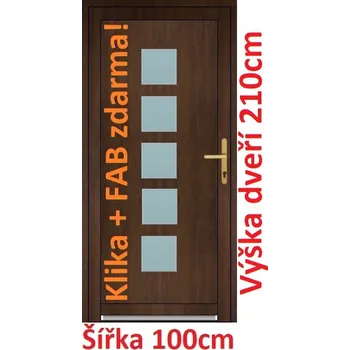 Vchodové dveře Vchodové plastové dveře Soft Lucy 100x210 cm - Akce!