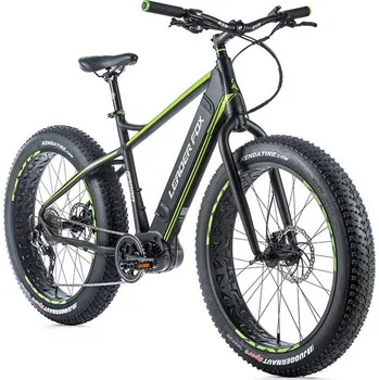 Elektrokolo Leader Fox Braga 17,5 Ah 26" matné černé/zelené 2019-1 18"