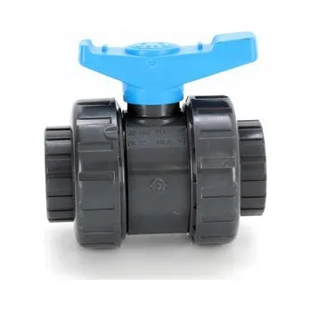 Ventil Kulový dvoucestný ventil PVC - 40mm