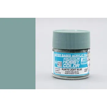 Modelářská barva Gunze Sangyo H418 RLM78 Light Blue - Světle modrá