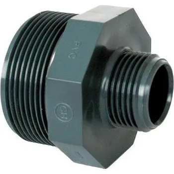 PVC dvojnipel redukovaný - 2,5" x 2" ext.