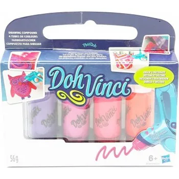 modelína a plastelína Hasbro Play-Doh Dohvinci balení 4 náhradních tub