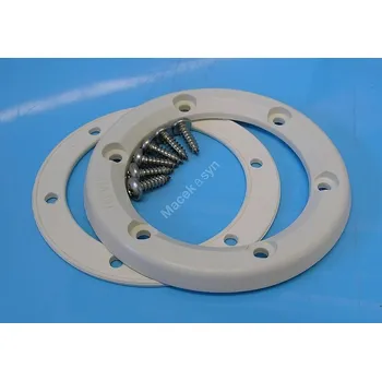 Přírubová sada ABS Pa 6,6 - příruba, 6 x samořez. šroub, těsnění