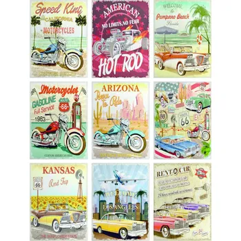 Samolepící dekorace Samolepka na zeď auta a motorky 65 x 85 cm F 1065 F1065