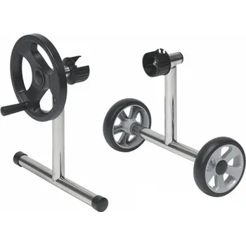 Stojan navíjecího zařízení pojízdný - nerez