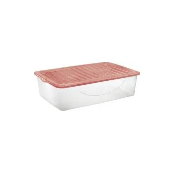 Úložný box Tontarelli Úložný box DODO STOCK-BOX 27 l transparent/červená 8035085AU6 8035085AU6