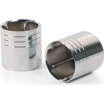 Motodíl Sada 2ks koncovek - CHROM - NEREZ - EK32