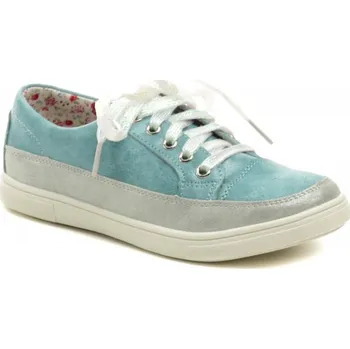 Dámské polobotky Wojtylko 1019 modré dívčí polobotky EU 32 + DÁREK