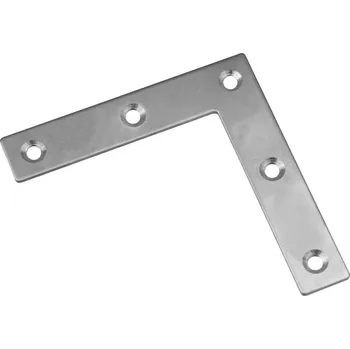 Stavební materiál Onpira Plochý spojovací L úhelník 90° [10ks] Rozměr: 80x80 mm