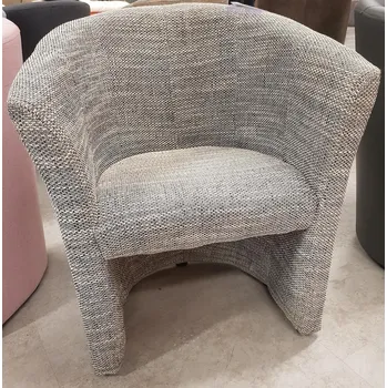 Křeslo MAMBA křeslo Nubis světle šedé