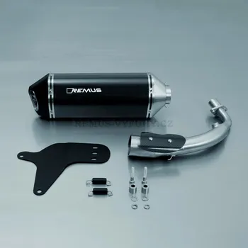 Výfuk pro motocykl Kompletní výfukový systém včetně karbonového tepelného štítu - CARBON - 0124482 751113