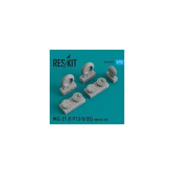 Plastikový model 1/72 MiG-21 F/F13/U/US wheels set (REV,MSVIT,ACAD)