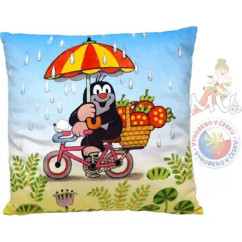 Polštář MORAVSKÁ ÚSTŘEDNA Polštář Krtek a léto 30 x 30 cm