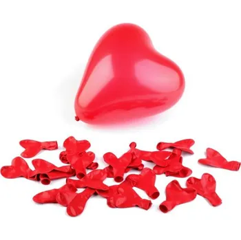 Balónek Nafukovací balónky srdce - červená