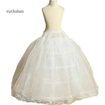 Dívčí spodní prádlo Čína Spodnička (krinolína) 4 obruče pro slavnostní dětské šaty