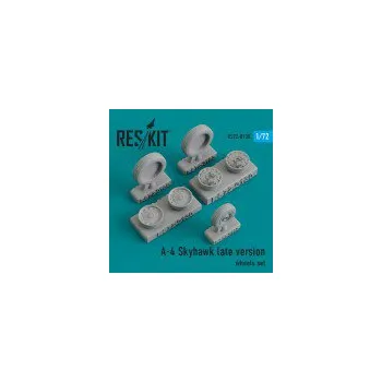 Plastikový model 1/72 A-4 Skyhawk late wheels set (AIRF,FUJI,ITA)