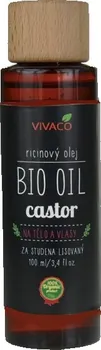 Tělový olej Vivaco Bio ricinový olej 100 ml