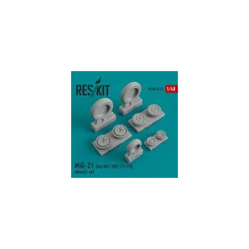 Plastikový model 1/48 MiG-21 bis/MT/SMT/21-93 wheels set (EDU,REV)