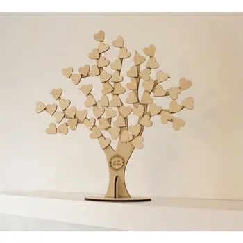 Svatební dekorace Svatební strom 3D + doprava zdarma