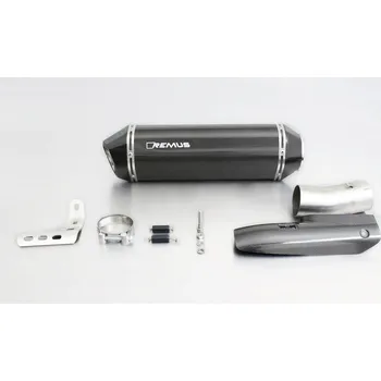 Výfuk pro motocykl Výfukový tlumič - CARBON + karbonový tepelný štít + spojovací trubka - 054482 088017