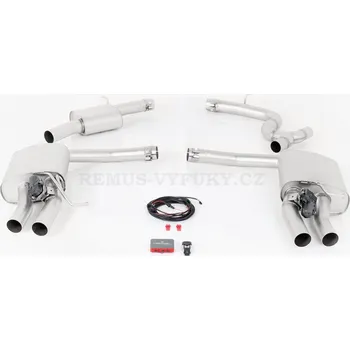 Tlumič výfuku Kompletní systém CAT-Back bez koncovek - s integrovanými ventily - 956015 0500LR
