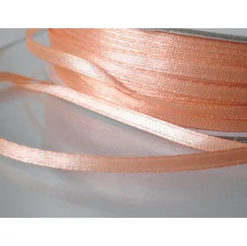 Stuha Atlasová stuha 3mm - meruňková