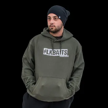 Rybářské oblečení LK BAITS MIKINA KHAKI 2019 POTISK Velikost mikiny: XXL