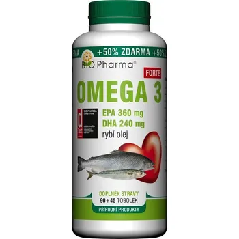 Přírodní produkt Bio-Pharma Omega 3 Forte 1200 mg
