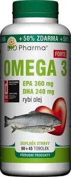 Přírodní produkt Bio-Pharma Omega 3 Forte 1200 mg