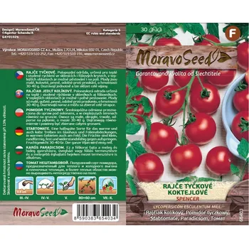 Semeno MoravoSeed Rajče tyčkové koktejlové Spencer 30 ks