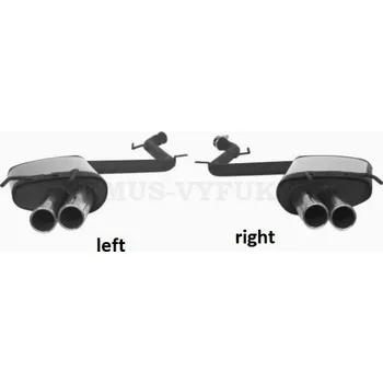 Tlumič výfuku Sportovní výfuk - LEVÝ - 509405 0504L