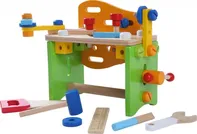 Dětská dílna Eco Toys Dřevěná multifunkční sada s nářadím - 52 dílů