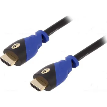 Video kabel GOOBAY Kabel HDMI 2.0 HDMI vidlice, z obou stran 1,5m černo-modrá