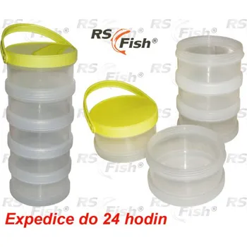 Pouzdro na rybářské vybavení RS Fish Krabička šroubovací