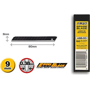 Pracovní nůž Náhradní čepele OLFA ABB-50