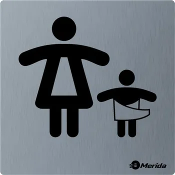 Informační tabulka Merida Stella Piktogram mat WC matky s dětmi