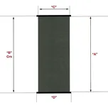 Solární kolektor SC 1,2 m x 4,0 m -- plocha 4,8 m2