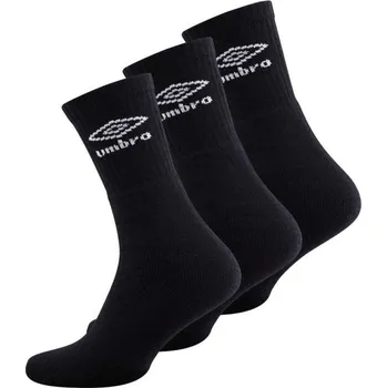 Pánské ponožky Pánské ponožky Umbro černé - 3 Pack 39-42