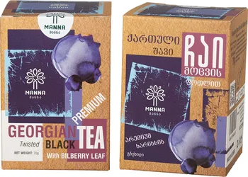 Čaj Manna Černý čaj s borůvkou 70 g