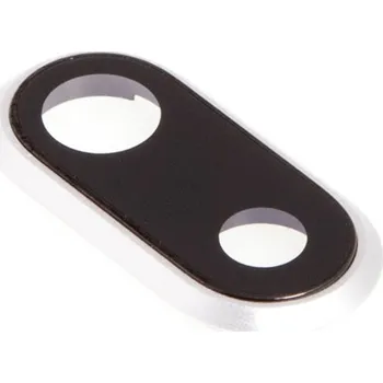 Náhradní kryt pro mobilní telefon Krycí sklíčko zadní kamery Apple iPhone 8 Plus - bílé - kvalita A+