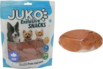 Pamlsek pro psa Juko petfood s.r.o. Snack Salmon in Fish shape 250 g