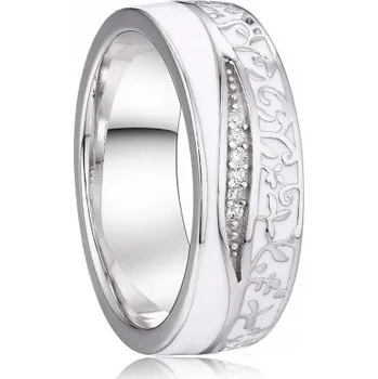 Prsten 7AE AN1039 Dámský snubní prsten, stříbro AG925 - velikost 49 - AN1039-D-49