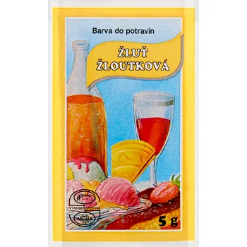 Přisada na vaření a pečení Aroco Potravinářská barva prášková 5 g žluť žloutková