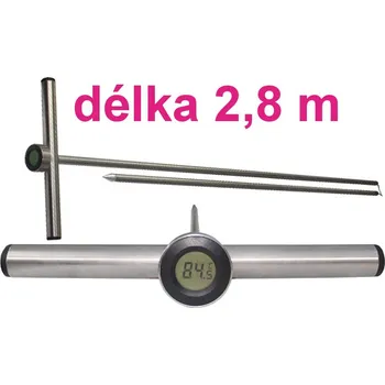 AGRETO electronics Digitální tyčový teploměr Agreto 2,8 m do sena, slámy, obilí, kompostu, štěpky