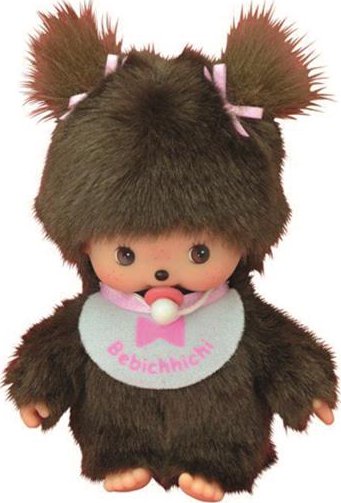 Mončičák BABY miminko 16 cm holčička s dudlíkem