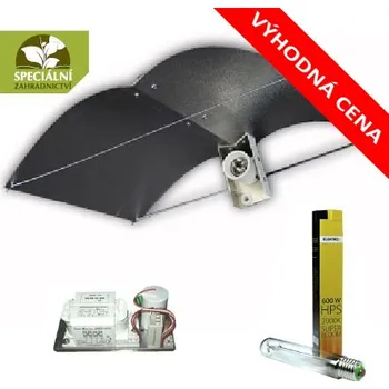Zářivka Speciální Zahradnictví Waveflector XXL Kit Mari 600W HPS