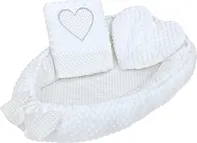 Hnízdečko pro miminko New Baby Luxusní hnízdečko s polštářkem a peřinkou z Minky