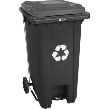 Popelnice Merida Popelnice z plastu na tříděný odpad s pedálem 120 l