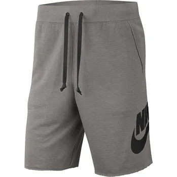 Pánské kraťasy NIKE M NSW HE Short FT Alumni Melange tmavě šedé