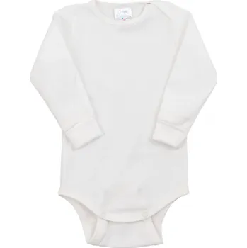 Kojenecký body bílé bavlněné rostoucí body